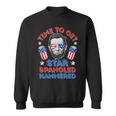 Abe Lincoln 4Th Of July Time To Get Star Spangled Hammered Sweatshirt