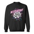 Accountant Superhero Cute Comic Idea Sweatshirt