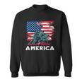 America Military Soldiers Veteran Usa Flag Sweatshirt