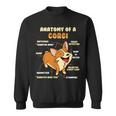 Anatomy Of A Corgi Pet Dog Lover Sweatshirt
