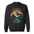 Antonito Colorado Usa Retro Mountain Vintage Style Sweatshirt