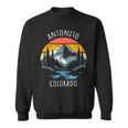 Antonito Colorado Usa Retro Style Mountain Sweatshirt