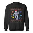 Astronaut Space Planets Lover Ugly Christmas Sweater Style Sweatshirt