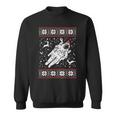 Astronaut Ugly Christmas Sweater Xmas Space Lover Boys Pj Sweatshirt