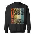 Awesome Since November 1963 Vintage 60Th Birthday Men Sweatshirt