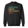 Awesome Since September 2003 20Th Birthday 20 Years Old Sweatshirt