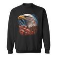 Bald Eagle Mullet American Flag Patriotic 4Th Of July Gift Sweatshirt