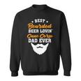 Beer Best Bearded Beer Lovin Pomeranian Dad Funny Dog Lover Sweatshirt