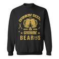 Beer Funny Bearded Beer Drinker Drinking Beers Beard Lover Humor Sweatshirt