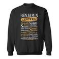 Benjamin Name Gift Certified Benjamin Sweatshirt