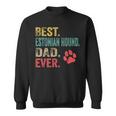 Best Estonian Hound Dad Ever Vintage Father Dog Lover Sweatshirt