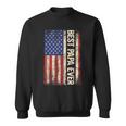 Best Papa Ever Us American Flag Gifts For Fathers Day Men Sweatshirt
