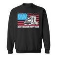 Best Trucker Poppy Ever American Flag Truck Driver Dad Pride Sweatshirt