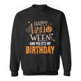 Birthday Halloween Halloween Birthday Sweatshirt