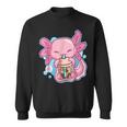 Boba Tea Bubble Tea Milk Tea Anime Axolotl Sweatshirt