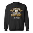 Bourbon Is My Spirit Animal Cool Scotch Lovers Sweatshirt