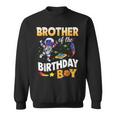 Brother Of The Birthday Boy Space Astronaut Birthday Family Sweatshirt