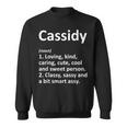 Cassidy Definition Personalized Birthday Idea Sweatshirt