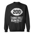 Chad Powers Think Fast Run Fast Football Lover Vintage Sweatshirt