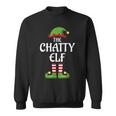 Chatty Elf Family Matching Group Christmas Sweatshirt
