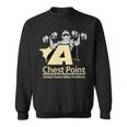 Chest Point Mass Academy Weightlifting Bodybuilding Gym Sweatshirt