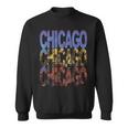 Chicago City Flag Downtown Skyline Chicago 2 Sweatshirt