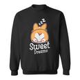 Corgi Dog Lover Cute Sweet Dreams Sleeping Corgi Sweatshirt