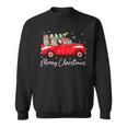 Corgi Red Truck Christmas Santa Hat Xmas Dog Lover Sweatshirt