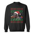 Cute Labrador Retriever Dog Santa Hat Ugly Christmas Sweater Sweatshirt