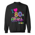 Cute Love 80S Hip Hop Music Dance Party Outfit Sweatshirt