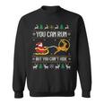 Deer Hunting Santa Claus Hunter Hunt Ugly Christmas Sweater Sweatshirt