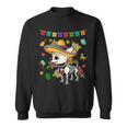 Dia De Los Muertos Day Of Dead Mexican Sugar Skull Chihuahua Sweatshirt