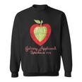 Distressed Johnny Appleseed Apple Tree Farmer Orchard Sweatshirt