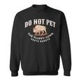 Do Not Pet The Fluffy Cows South Dakota Quote Funny Bison Sweatshirt