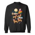 Dog Reindeer Golden Retriever Christmas Sweatshirt