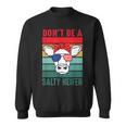 Dont Be A Salty Heifer Cowgirl Usa Flag Cows Lover Vintage Sweatshirt