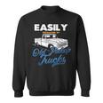 Easily Distracted By Old Pickup Trucks Classic Cars Sweatshirt