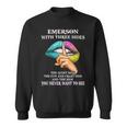 Emerson Name Gift Emerson With Three Sides Sweatshirt