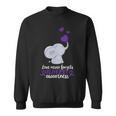 End Alz Love Never Forgets Alzheimer Awareness Sweatshirt