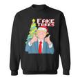 Fake Trees Us President Donald Trump Ugly Christmas Sweater Sweatshirt