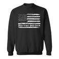 Fathers Day Best Cat Dad Ever With Us American Flag Sweatshirt