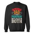 Fathers Day Two Titles Dad And Paw Paw Father Grandpa Sweatshirt