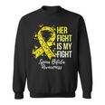 Her Fight Is My Fight Spina Bifida Awareness Sweatshirt