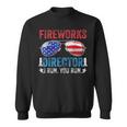 Fireworks Director Funny 4Th Of July Patriotic American Flag Sweatshirt