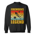 Fourth Of July Fireworks Legend Funny Independence Day 1776 Sweatshirt