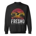 Fresno California Ca Vintage Retro Distressed Style Sweatshirt