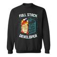 Full Stack Developer Pancake Web Coder Programmer Sweatshirt