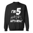 Funny 5Th Birthday Gift Boy Kid Race Car Driver 5 Years Old Driver Funny Gifts Sweatshirt
