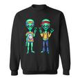 Alien Alien Lover Hippie Aliens Believe In Aliens Sweatshirt