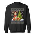 Christmas Lights Beagle Dog Xmas Ugly Sweater Sweatshirt